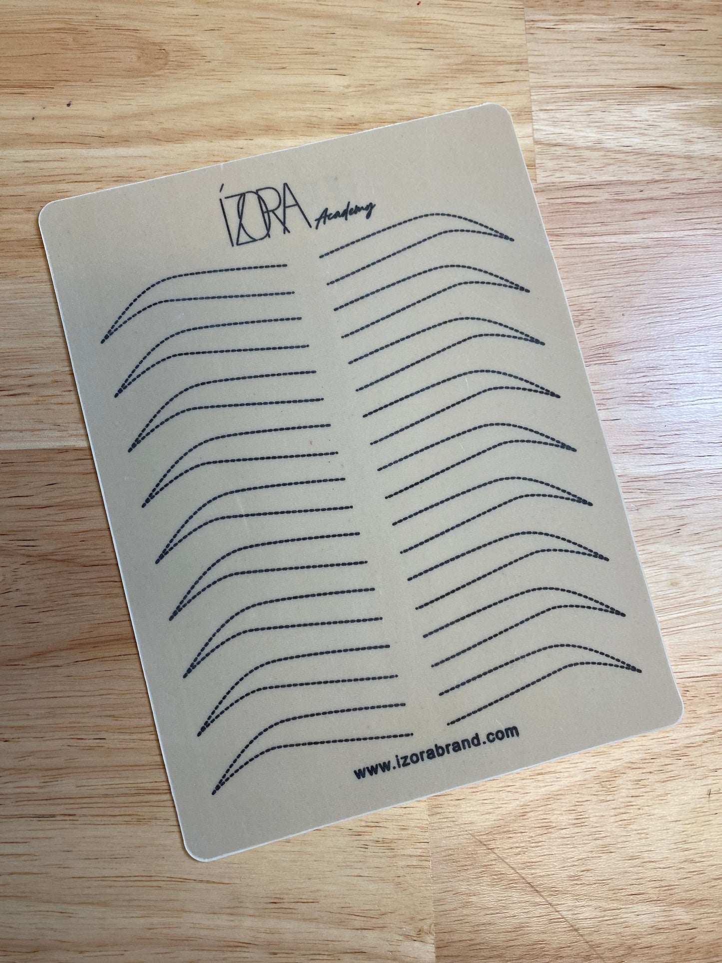 ÍZORA Eyebrow Stencil Fake Skins - 10 pc