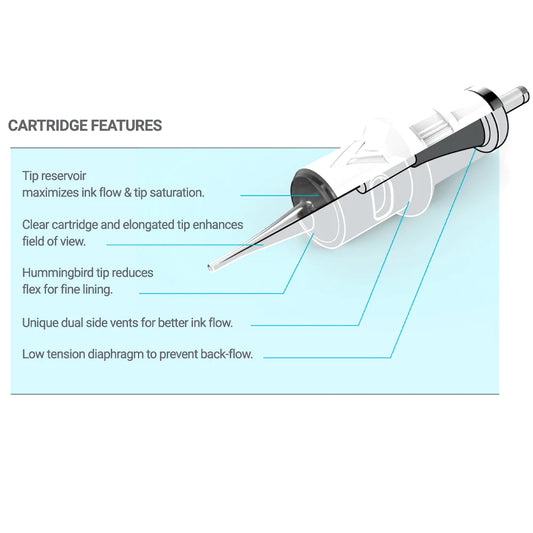 VERTIX NANO CARTRIDGE .33/1 LINERS ACUPUNCTURE