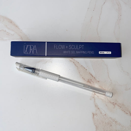 Flow + Sculpt White Gel Mapping Pens