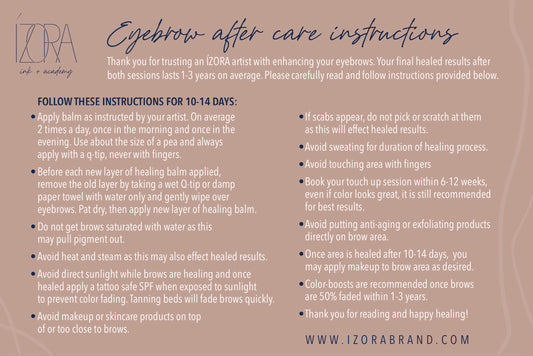 íZORA Healing Cards - Brows