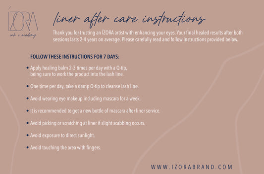 ÍZORA Healing Cards - Liner